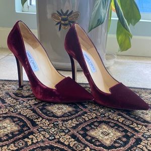 Velvet Jimmy Choo heels